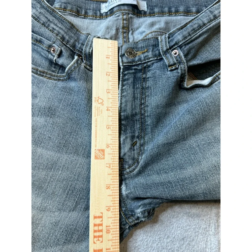 Signature by Levi Strauss & Co Jeans Mens 31x29 Gray SS1 Straight‎ Stretch Denim